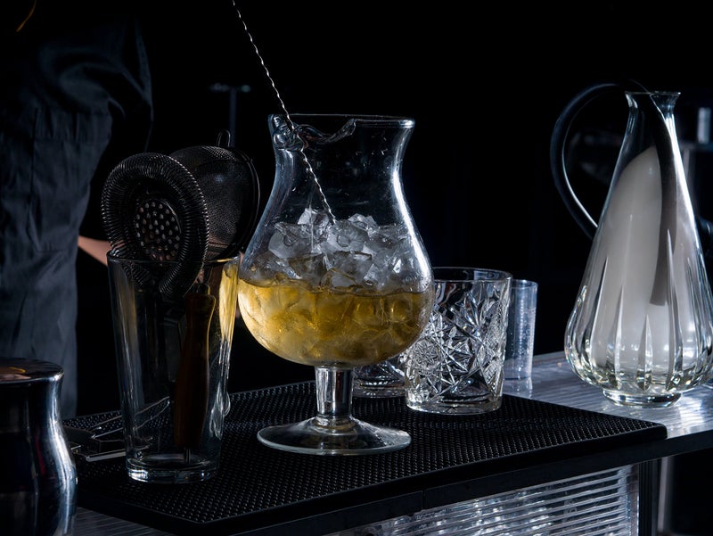 Mixologists 18" Cocktail Mixing Glass Bar Spoon - Long Handle Stainless Steel Drink Pitcher Mixer to Chill and Mix Stirred Drinks - 1 Spoon - Image 4